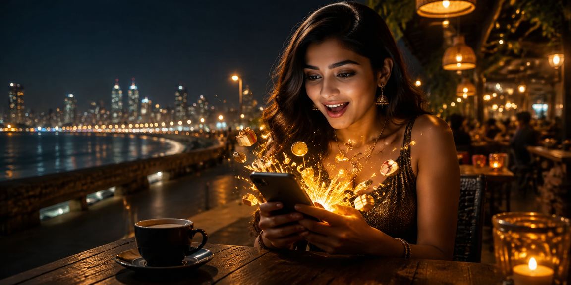 Mumbai night market with lively atmosphere symbolizing online gaming nightlife